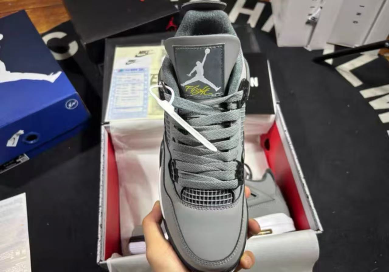 Aj 4 Cool Grey
